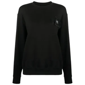 Black Opening Ceremony Logo-Patch Sweater